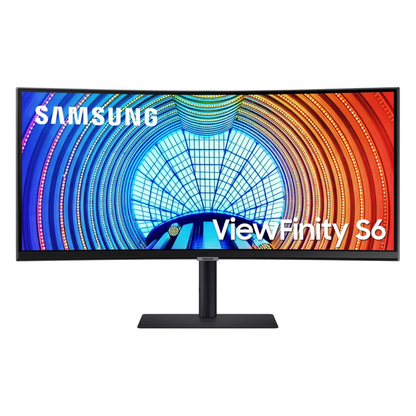 SAMSUNG - Moniteur Incurvé UWQHD ViewFinity S6 de 34 po *Boite Ouverte*-Open-Box-34-in-curved-monitor-Modèle-model-LS34A650UBNXGO-costco-1400650