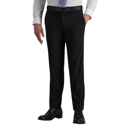 HAGGAR - Pantalon de Complet pour Homme-Mens-Suit-Pant-Noir-Black-1885300-1885301-1885302-1885303-1885304-1988169