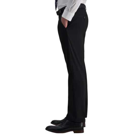 HAGGAR - Pantalon de Complet pour Homme-Mens-Suit-Pant-Noir-Black-1885300-1885301-1885302-1885303-1885304-1988169