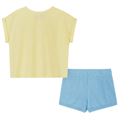 ANDY & EVAN - Ensemble 2 Pièces pour Fille-Girls-2-piece-set-Rose-Jaune-Bleu-Yellow-Blue-Fleur-Flower-5581414-1991718