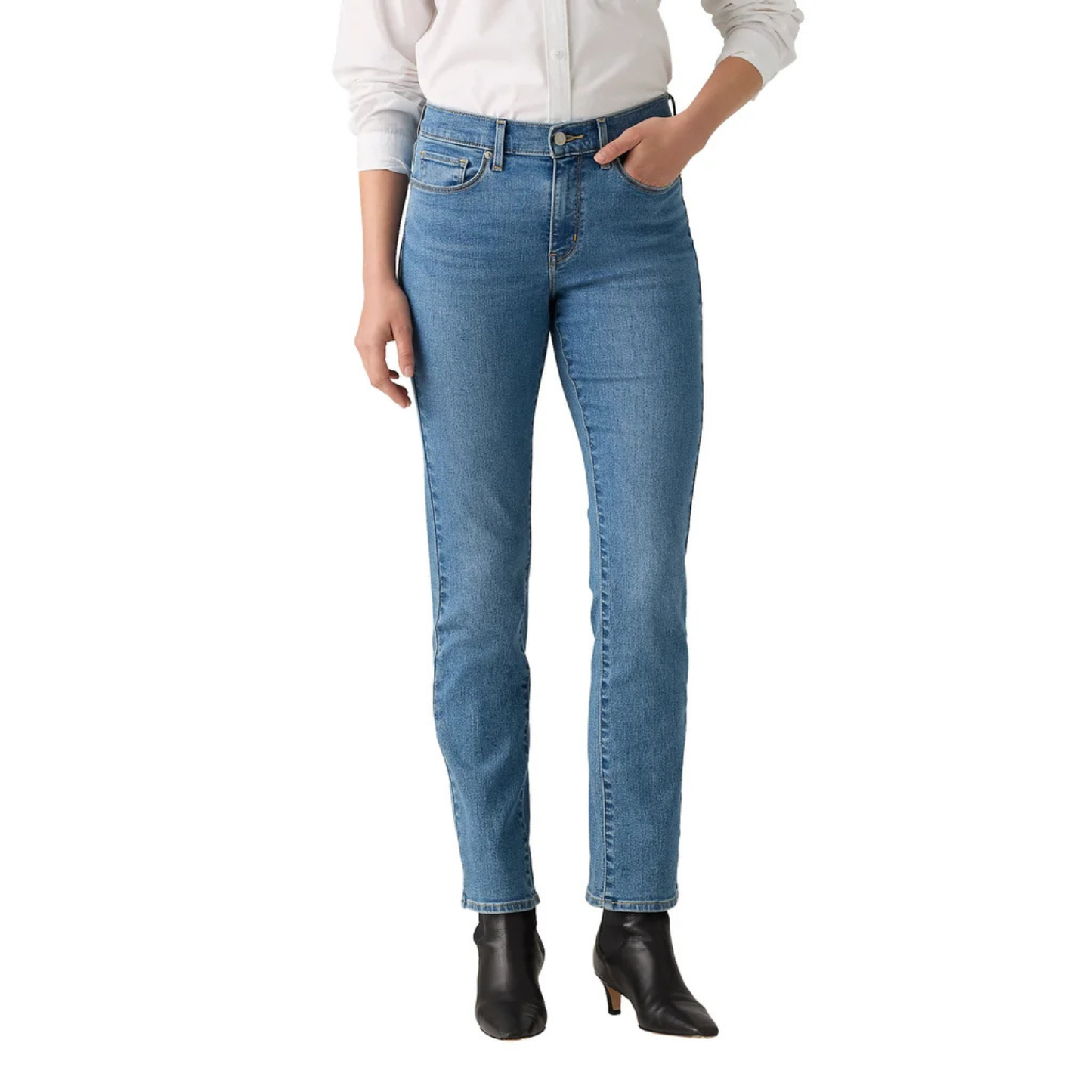 LEVI'S - Jeans Droit Classique pour Femme-Womens-Classic-Sraight-Jeans-Bleu-Pâle-Light-Blue-1901949-1918286