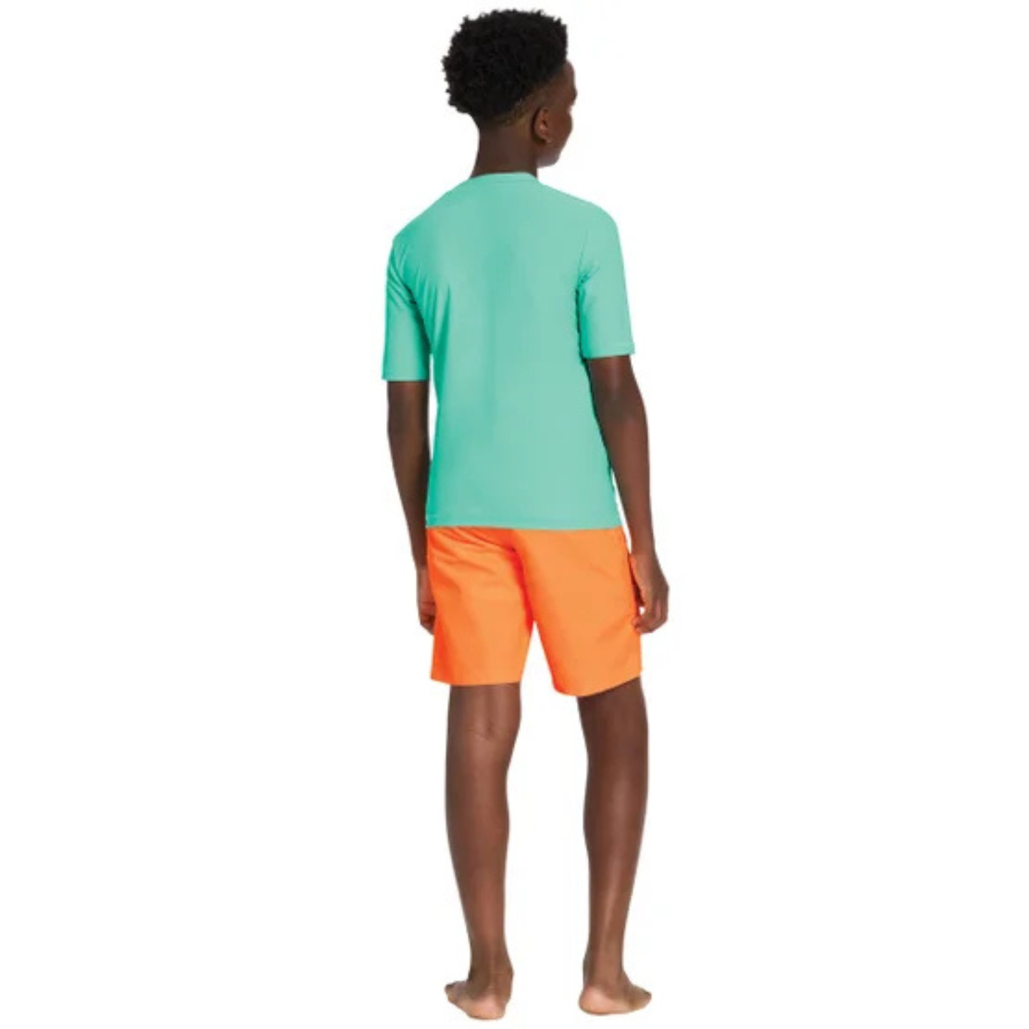 PUMA - Ensemble 2 Pièces Maillot Dermoprotecteur pour Garçon-Boys-rashguard-swin-set-2-piece-Orange-Turquoise-7325501-1969743