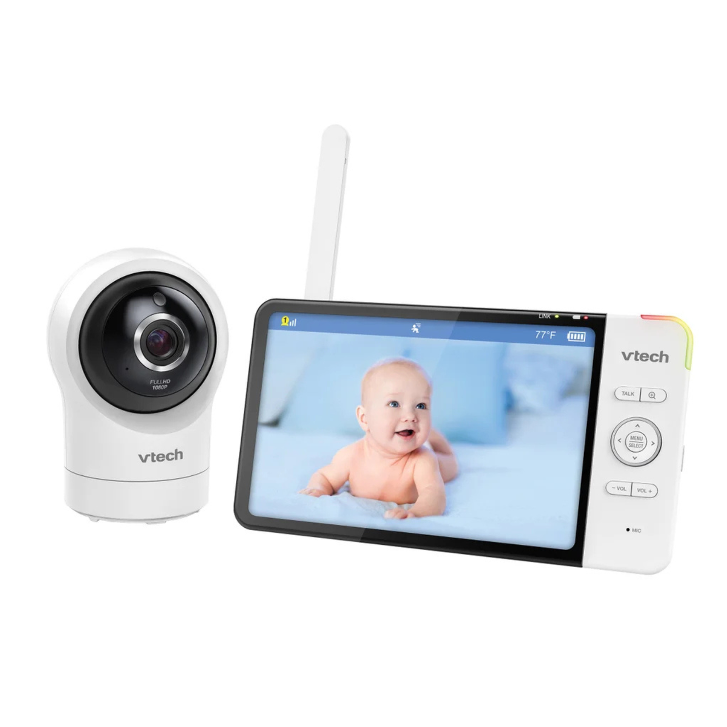 VTECH - Moniteur Vidéo Haute Définition Intelligent *Boite Ouverte*-Smart-High-Definition-Video-Monitor-Panoramique-INclinaison-Pan-Tilt-RM7764HD-Open-box-1755502