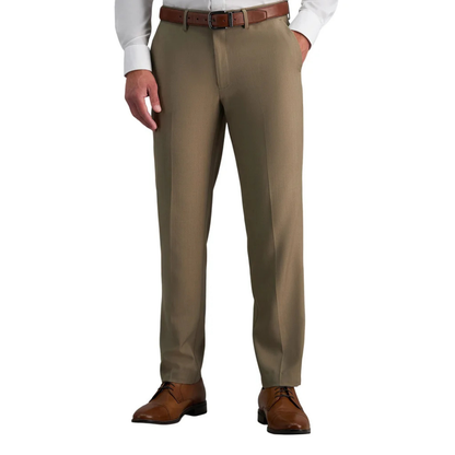 HAGGAR - Pantalon Habillé pour Homme-Mens-Dress-Pant-Beige-1986565-1924479
