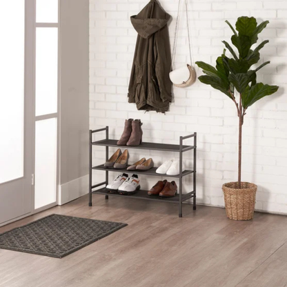 NEATFREAK -  Range-Chaussures en Métal à 3 Niveaux Empilable-3-tier-stackable-metal-shoe-rack-1141080-5103400