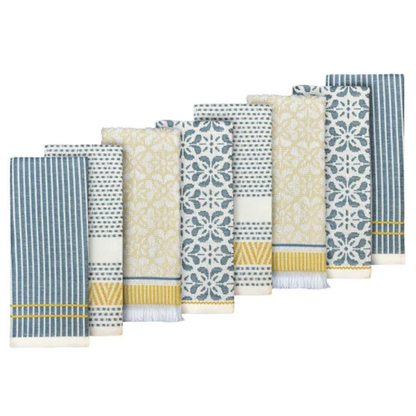 MADE IN PORTUGAL - Paquet de 8 Serviettes de Cuisine-8-Pack-Kitchen-Towels-bleu-jaune-blue-yellow-3400440-1967321