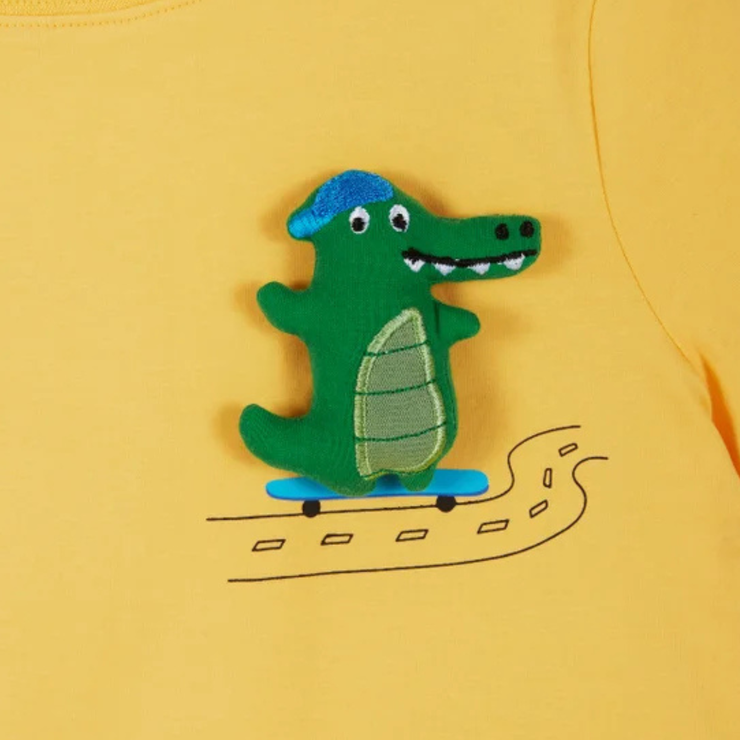 ANDY & EVAN - Ensemble 2 Pièces pour Garçon-Boys-2-piece-set-Jaune-Gris-Crocodile-Yellow-grey-5581414-1991719