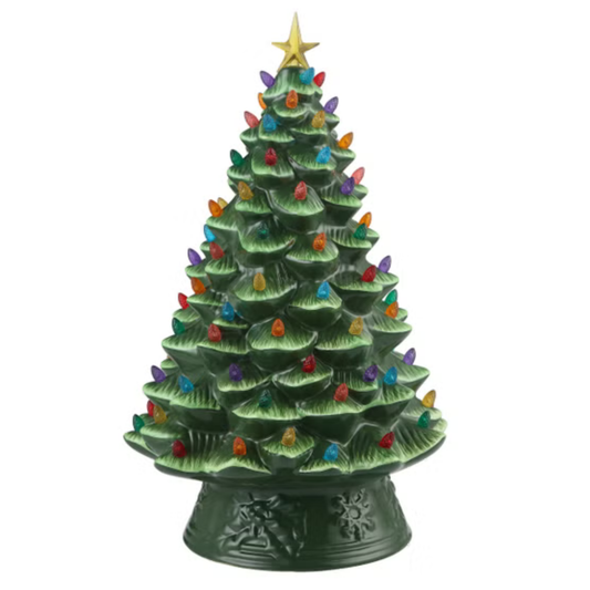 ARBRE DE NOËL EN CÉRAMIQUE - CERAMIC CHRISTMAS TREE