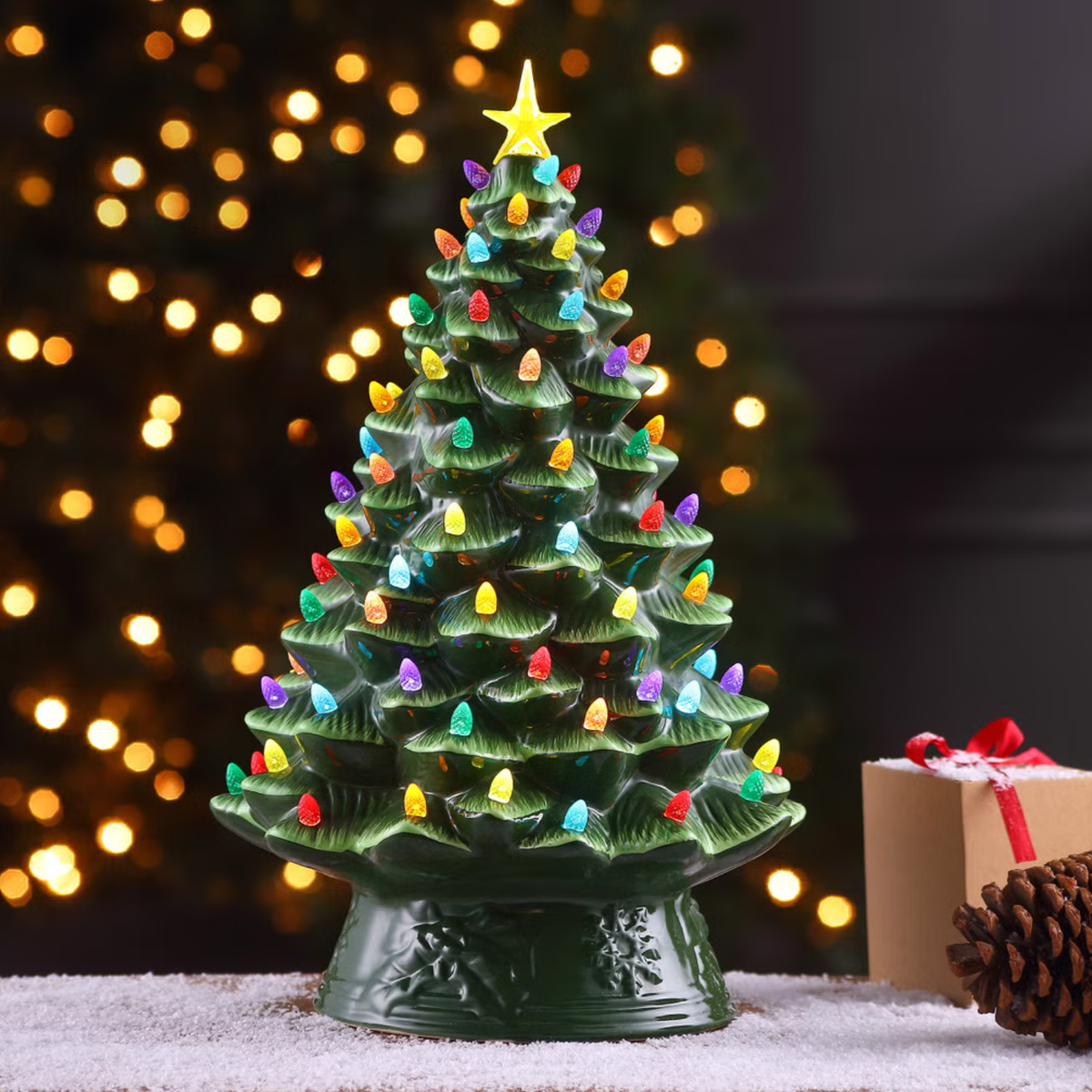 ARBRE DE NOËL EN CÉRAMIQUE - CERAMIC CHRISTMAS TREE