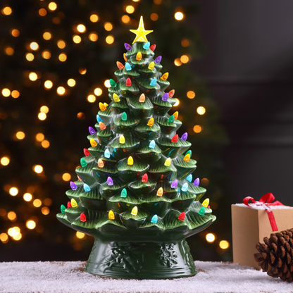 ARBRE DE NOËL EN CÉRAMIQUE - CERAMIC CHRISTMAS TREE