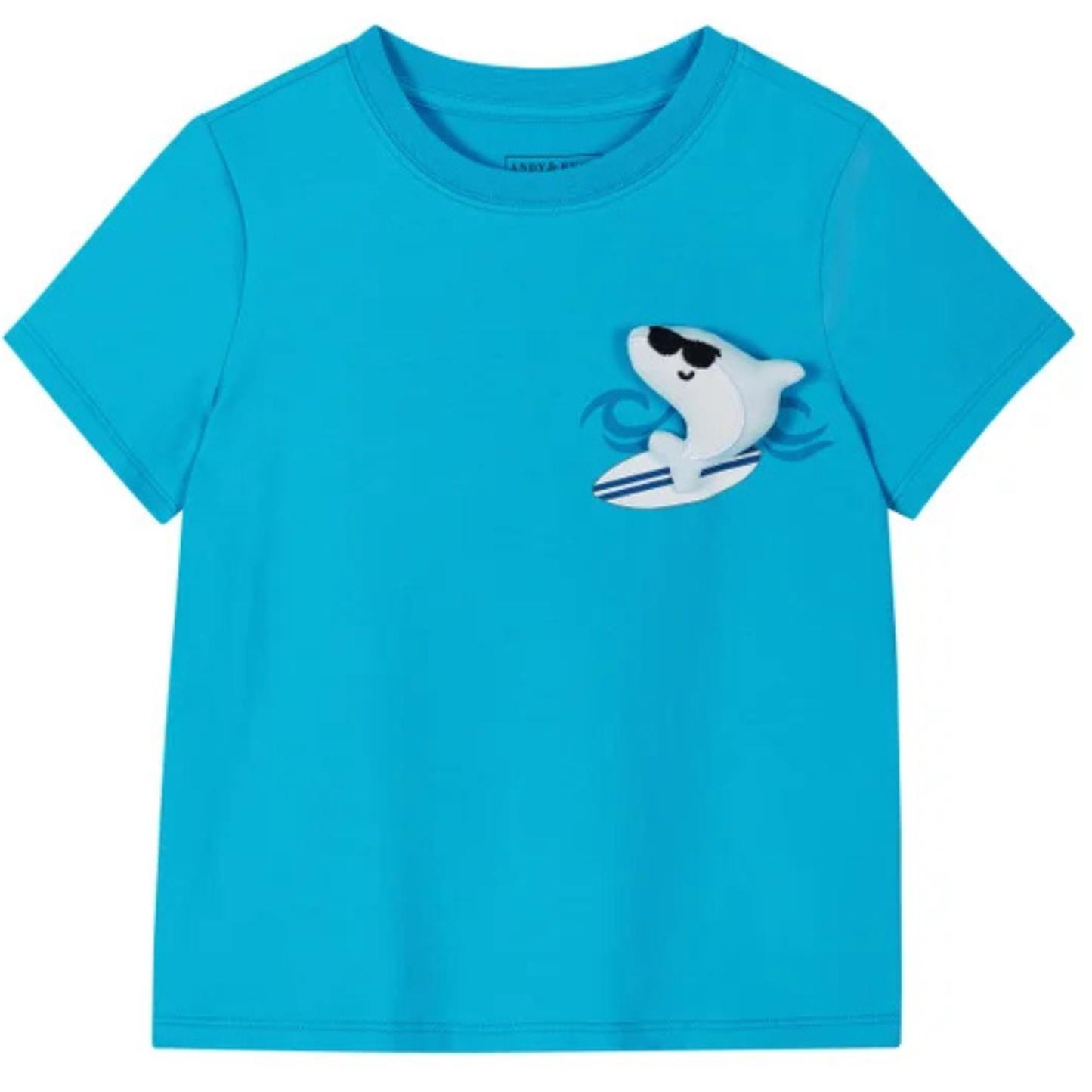 ANDY & EVAN - Ensemble 2 Pièces pour Garçon-Boys-2-piece-set-Bleu-Rayure-poisson-Blue-stripe-Fish-5581414-1991717
