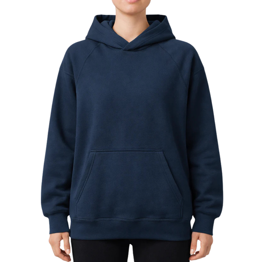 TUFF ATHLETICS - Chandail à Capuchon pour Femme-Womens-Hoodie-Marine-Bleu-Navy-Blue-1960067
