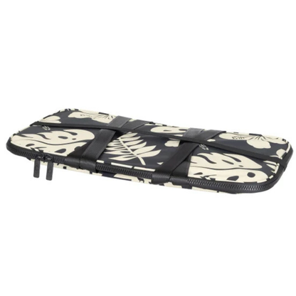 CLEVERMADE - Fourre-Tout de Plage Pliable Aloha-Collapsible-Beach-Tote-Noir-Fleur-Beige-Flower-Black-1872241-2061913