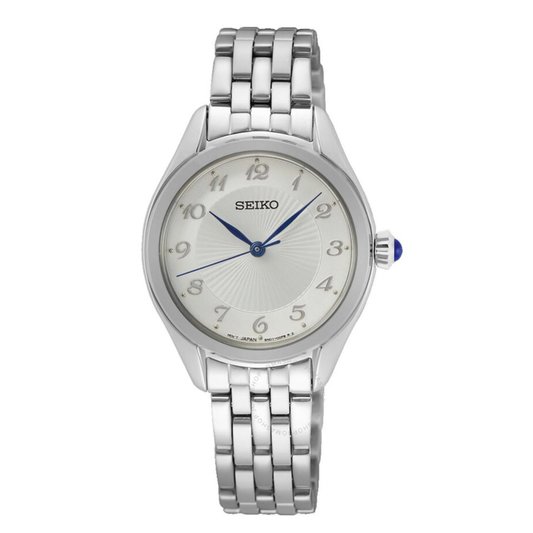 SEIKO CORE - Montre à Quartz Argentée pour Femme Modèle : SUR379P1 - SEIKO Core Quartz Ladies Watch SUR379P1 Silver Tone