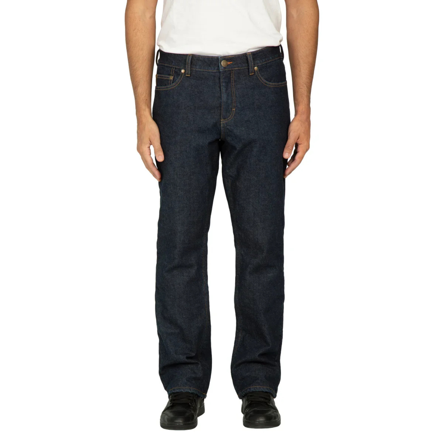REALTREE - Jeans Doublé pour Homme-Mens-Lined-Jeans-Bleu-Blue-1979202