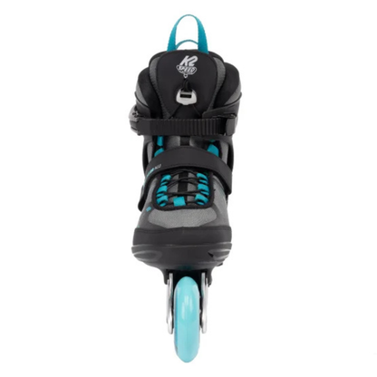 K2 SKATES - Patins à Roues Alignées Alexis 80 ALU pour Femme-Womens-Inline-Skates-Noir-Turqoise-Black-1940241