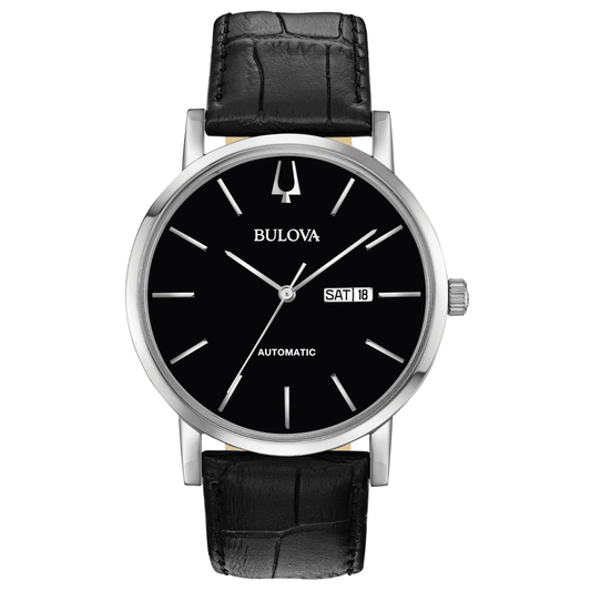 BULOVA - Montre Automatique Classique de Style Américain pour Homme Modèle : 96C131 - Men's Classic American-Style Automatic Watch Model: 96C131