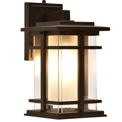 LUTEC -  Lanterne Murale à DEL pour l'Extérieur-Craftsman-Style-Outdoor-LED-Wall-Lantern-1806320