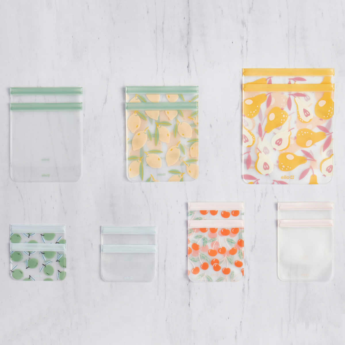 ELLO-ENSEMBLE-SACS-14-RÉUTILISABLES-ALIMENTS-REUSABLE-FOOD-STORAGE-BAGS-SET-2