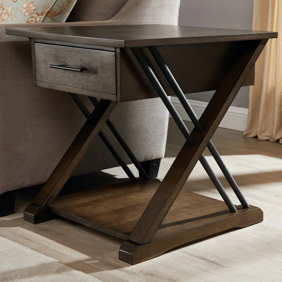 ELGIN - Table de Bout Moderne *Boite Ouverte*-MODERN-END-TABLE-COSTCO-1476249-2