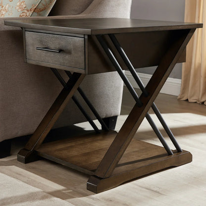 ELGIN - Table de Bout Moderne *Boite Ouverte*-MODERN-END-TABLE-COSTCO-1476249-2