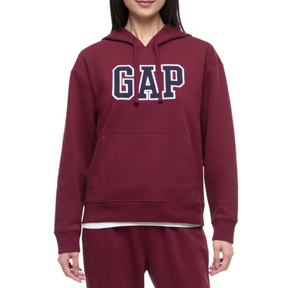 GAP – Chandail à capuchon en molleton pour femme avec logo brodé | GAP – Women's fleece hoodie with embroidered logo