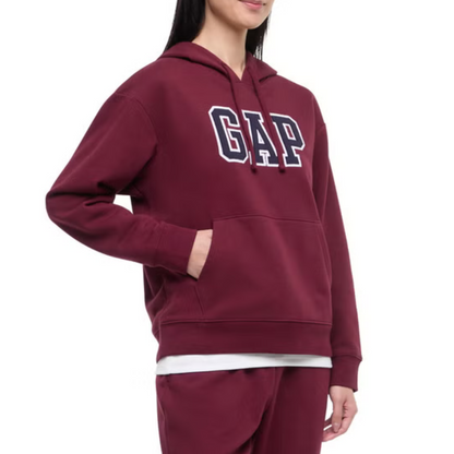 GAP – Chandail à capuchon en molleton pour femme avec logo brodé | GAP – Women's fleece hoodie with embroidered logo
