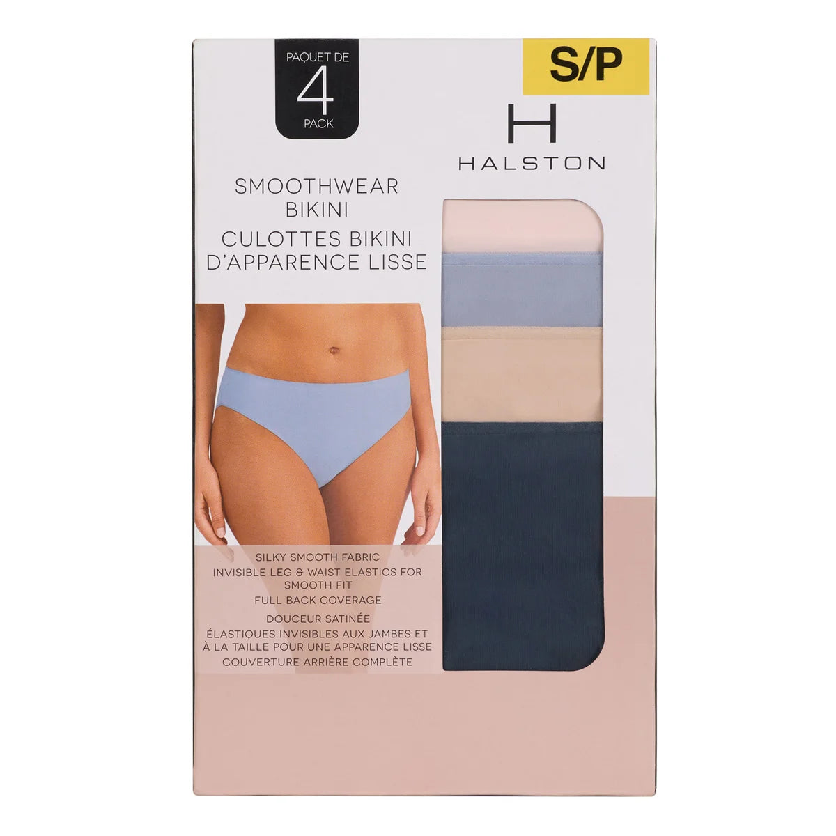 HALSTON - Paquet de 4 Culottes Bikini d'Apparence Lisse-SMOOTHWEAR-BIKINI-PACK-COSTCO-2872013-COLORÉ-COLORS-MULTICOLORE-MULTICOLOR-8