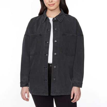 HUDSON-VESTE-AMPLE-EN-DENIM-POUR-FEMME-WOMEN'S-OVERSIZE-JACKET-COSTCO-1804925-BLACK-NOIR