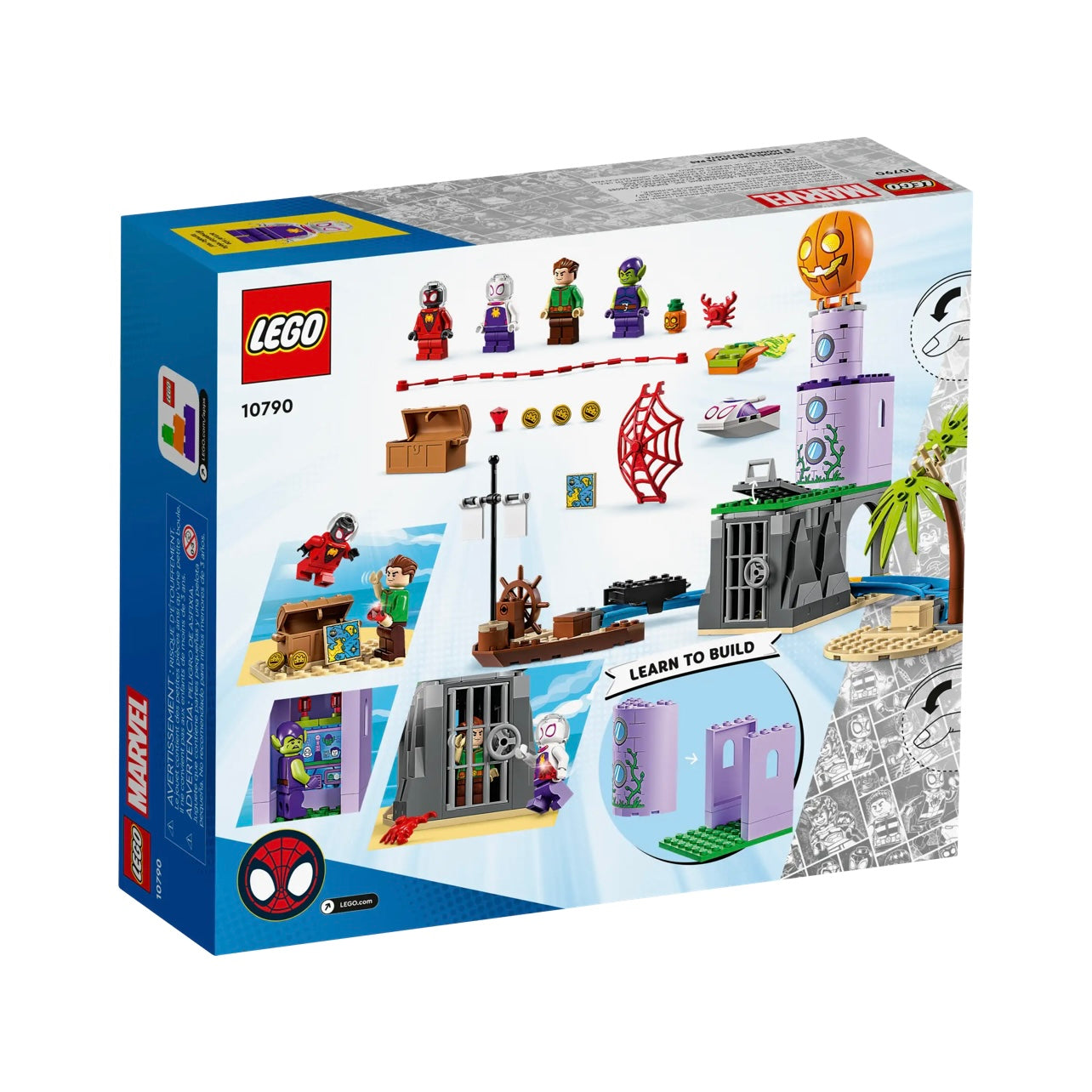 lego-équipe-spider-man-phare-bouffon-vert-marvel-10790-green-goblin's-lighthouse-spidey-amazing-friends-2