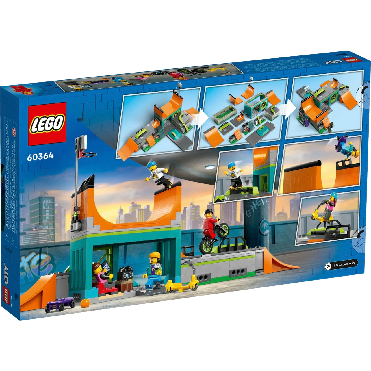 LEGO-PLANCHODROME-CITY-60364-STREET-SKATEPARK-2