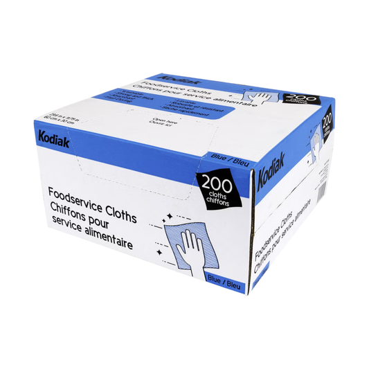 KODIAK - Boîte de 200 Chiffons Bleu pour Service Alimentaire | KODIAK - Blue foodservice cloths, pack of 200 