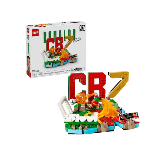 Ensemble LEGO Cristiano Ronaldo 43012 avec figurine CR7 et filet de soccer | LEGO Cristiano Ronaldo 43012 set with CR7 minifigure and soccer net