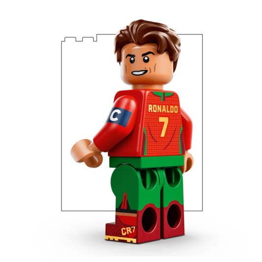 Ensemble LEGO Cristiano Ronaldo 43012 avec figurine CR7 et filet de soccer | LEGO Cristiano Ronaldo 43012 set with CR7 minifigure and soccer net