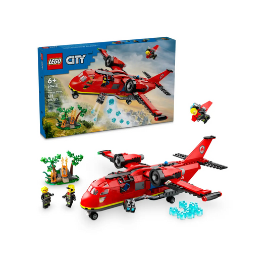 LEGO CITY - L'Avion de Sauvetage des Pompiers 60413-fire-rescue-plane-costco-2460413-