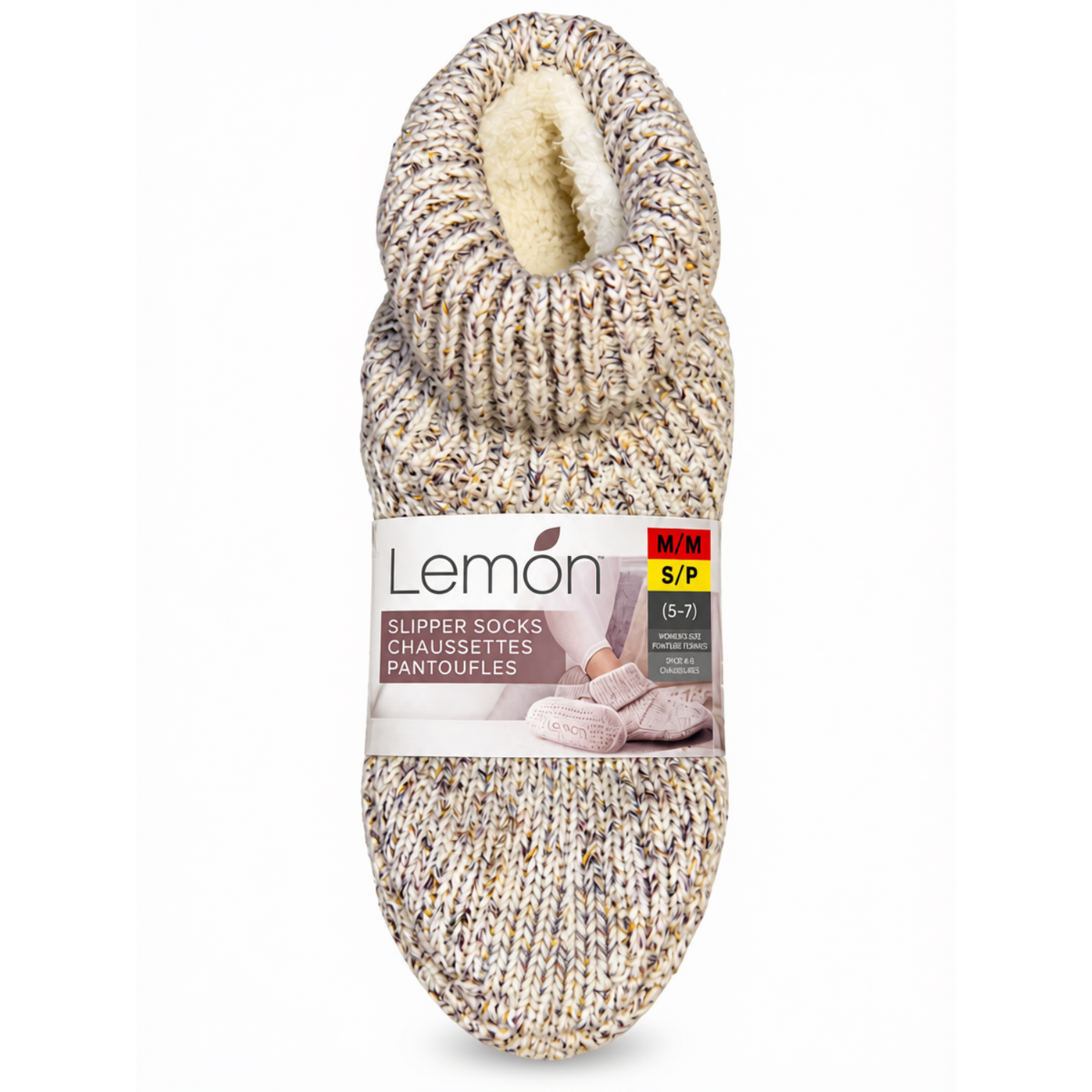 LEMON - Chaussettes-Pantoufles pour Femme