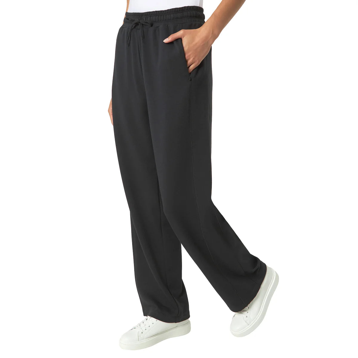Pantalon De Jogging Pour Enfants Garçons Et Filles - Coupe Large, Jambe Droite, Taille Haute, Avec Poches, En Polyester