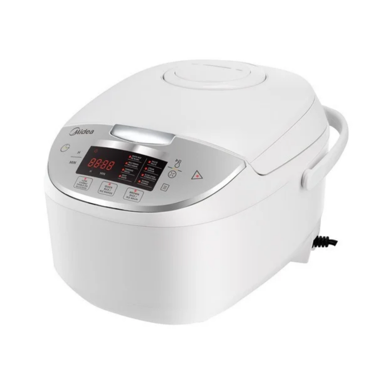 MIDEA – Cuiseur à riz de 6 tasses avec fonction faible teneur en sucre | MIDEA – 6-cup rice cooker with low-sugar cooking function
