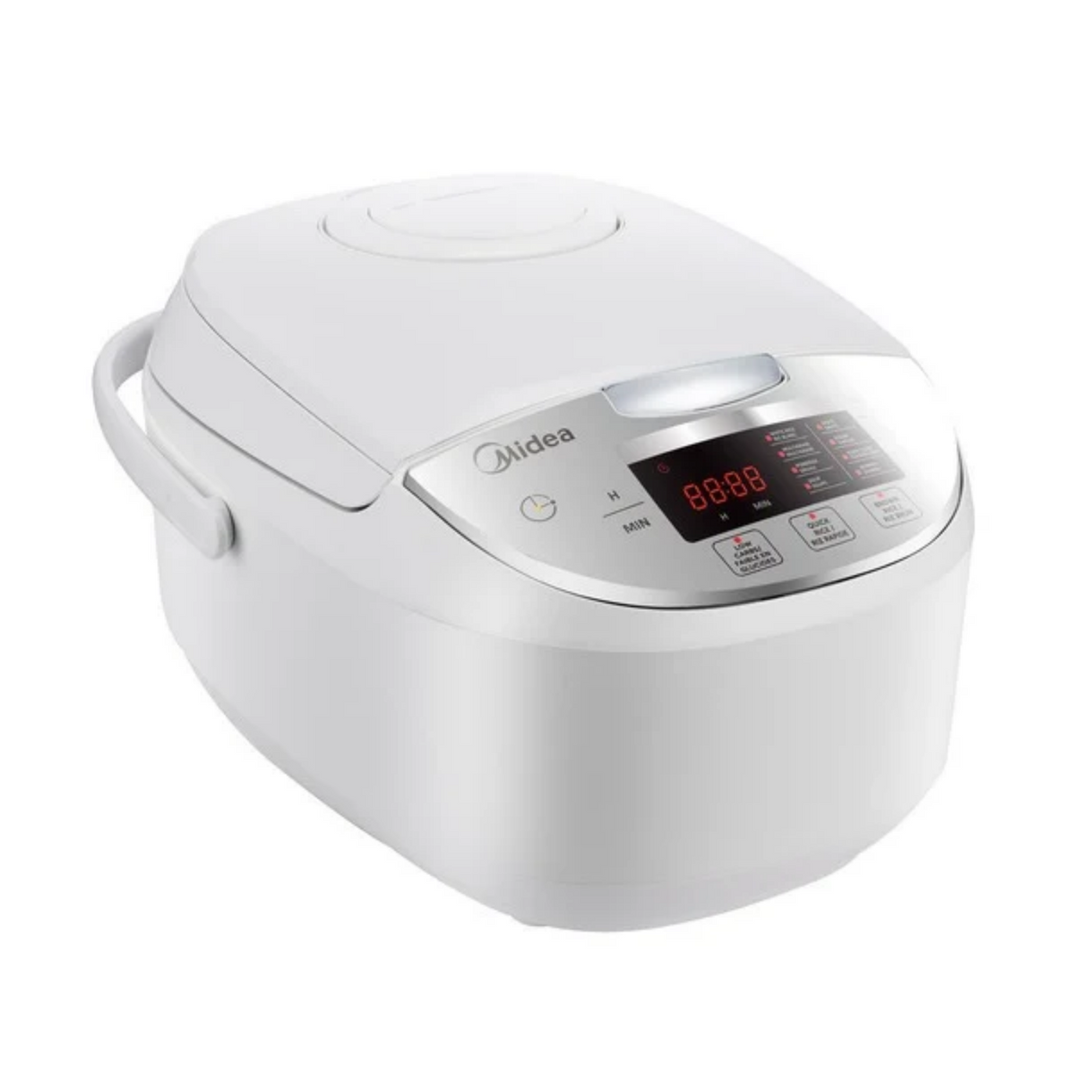 MIDEA – Cuiseur à riz de 6 tasses avec fonction faible teneur en sucre | MIDEA – 6-cup rice cooker with low-sugar cooking function