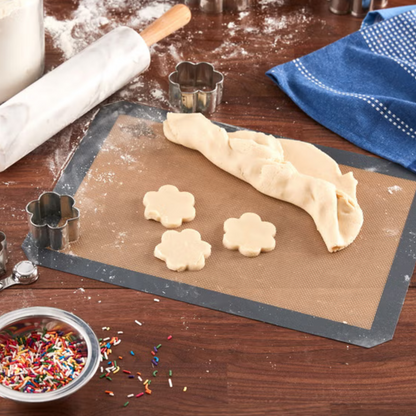 MIU – Ensemble de 4 tapis de cuisson en silicone antiadhésif et réutilisable / MIU – Set of 4 non-stick reusable silicone baking mats