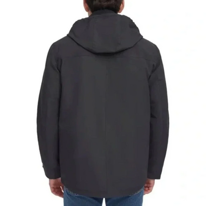 ANDREW MARC NEW YORK – Manteau à 4 poches avec capuchon pour homme | ANDREW MARC NEW YORK – Men's 4-pocket hooded coat