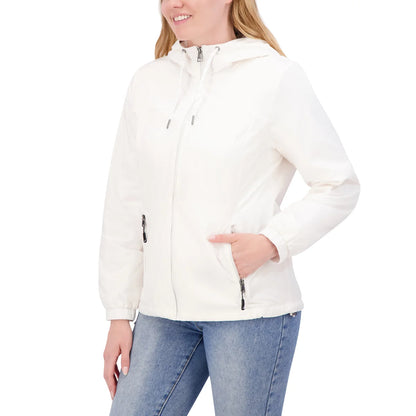 NAUTICA - Veste Coupe-Vent Doublée pour Femme-WOMEN'S-WINDBREAKER-LINED-COSTCO-1869303-WHITE-BLANC-3