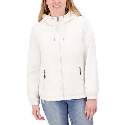NAUTICA - Veste Coupe-Vent Doublée pour Femme-WOMEN'S-WINDBREAKER-LINED-COSTCO-1869303-WHITE-BLANC