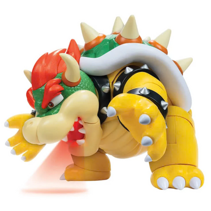 Figurine Nintendo Super Mario Bowser interactive 33 cm avec sons et lumières / Nintendo Super Mario Bowser 13-inch interactive figure with lights and sounds