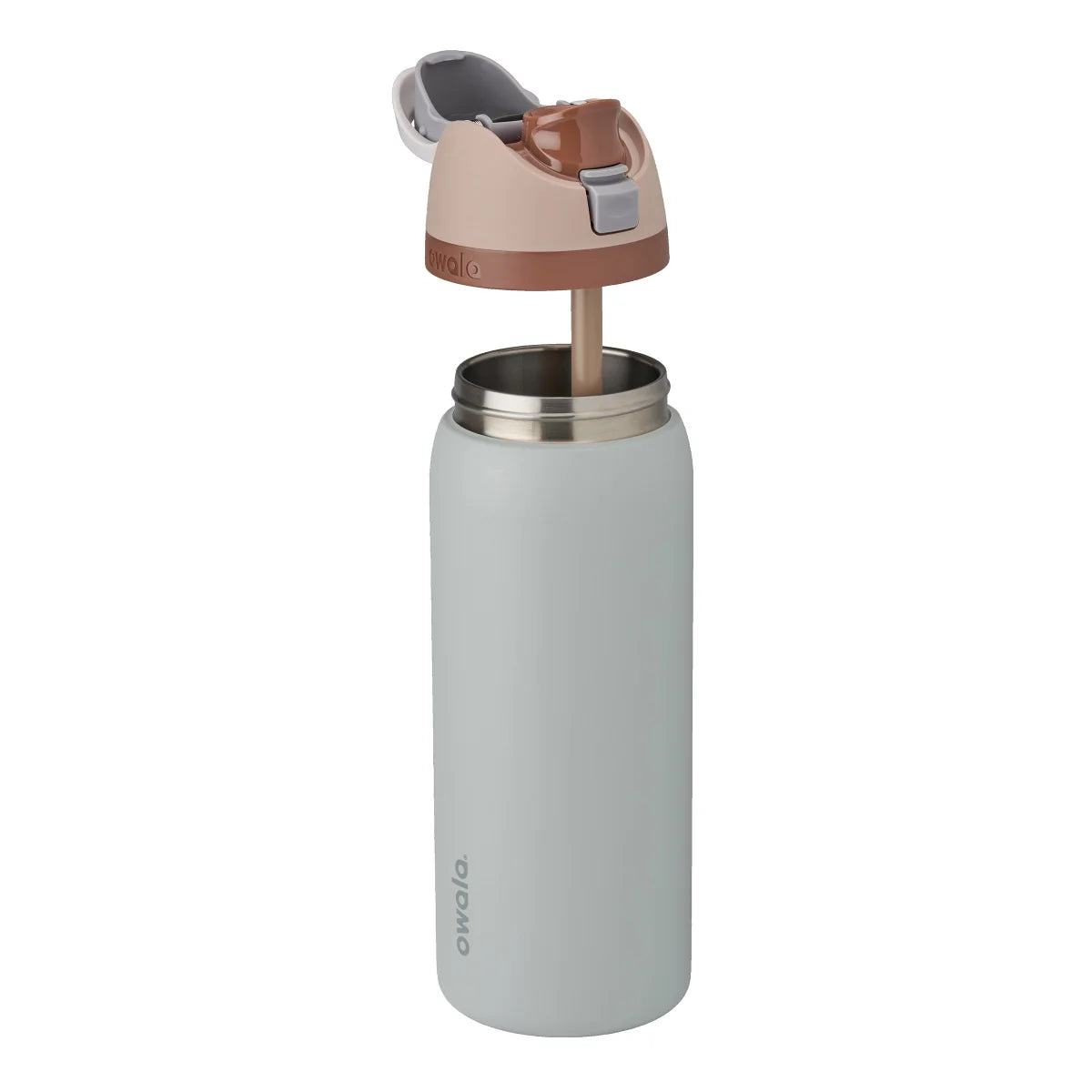 OWALA - Ensemble de 2 Bouteilles d'Eau en Acier Inoxydable FreeSip de 946 ml-STAINLESS-STEEL-WATER-BOTTLES-COSTCO-1855988-BRUN-BROWN-5