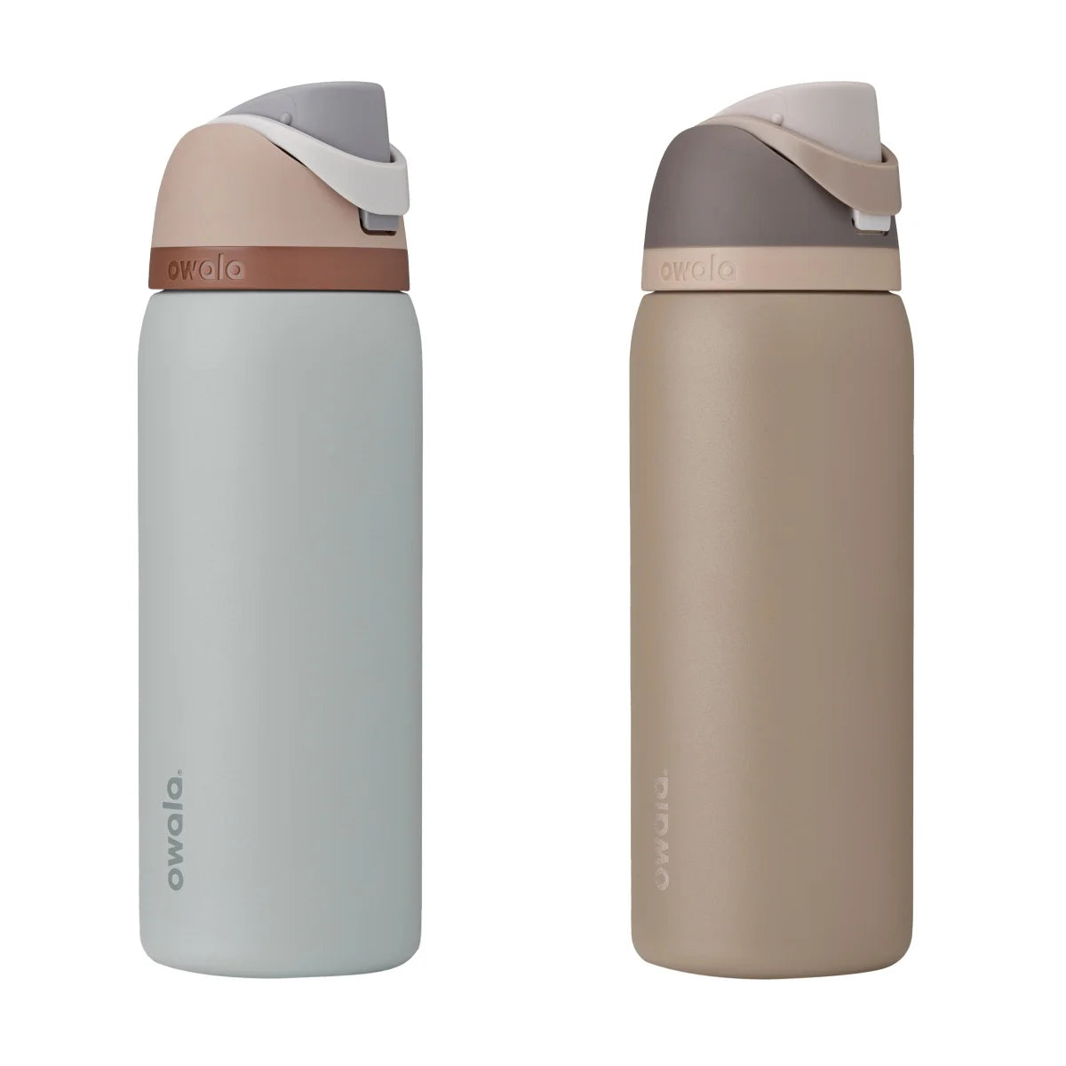 OWALA - Ensemble de 2 Bouteilles d'Eau en Acier Inoxydable FreeSip de 946 ml-STAINLESS-STEEL-WATER-BOTTLES-COSTCO-1855988-BRUN-BROWN