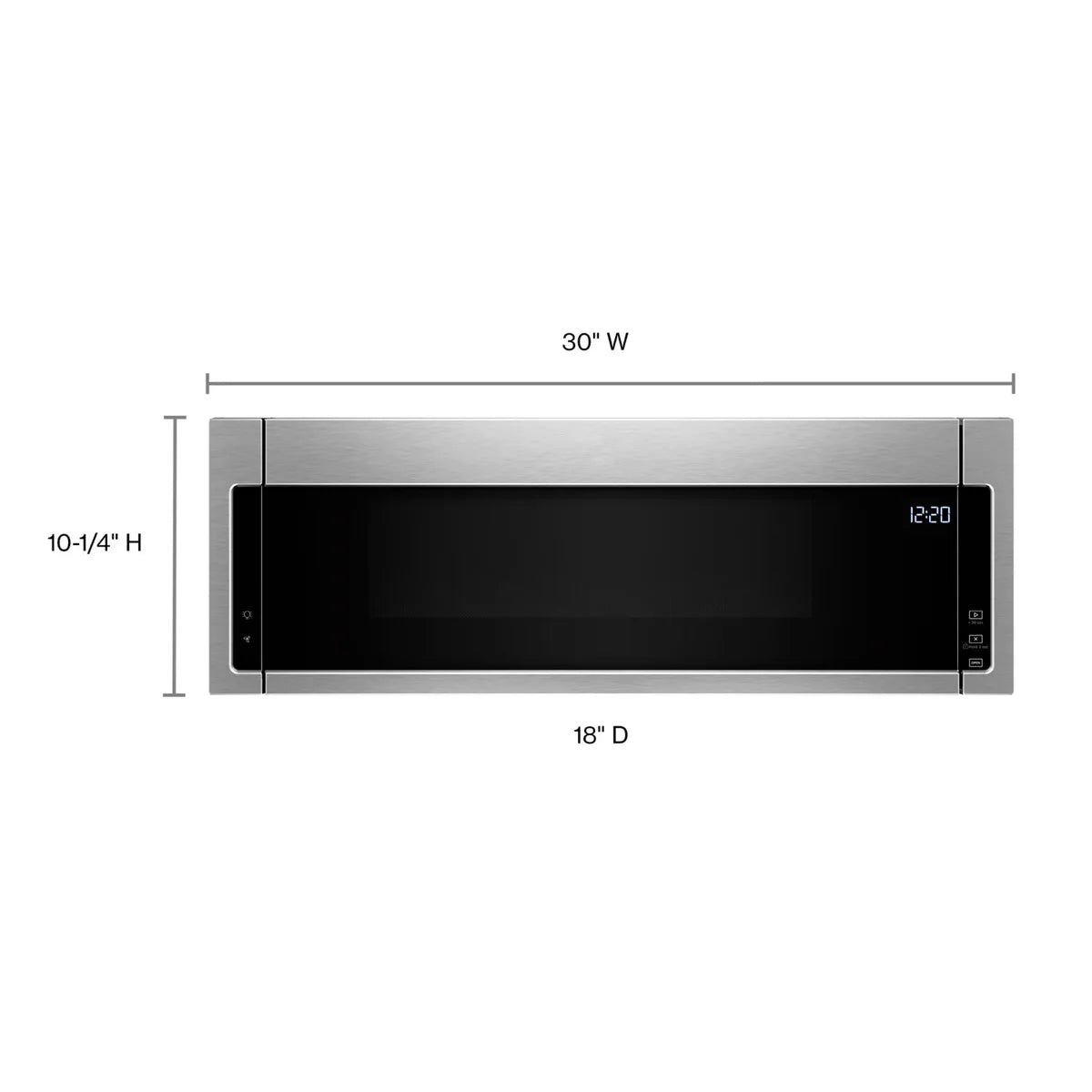 WHIRLPOOL - Four à Micro-Ondes Mince à Hotte Intégrée *Boite Ouverte*-LOW-PROFILE-MICROWAVE-HOOD-COMBINATION-COSTCO-6660167-YWML55011HS-7