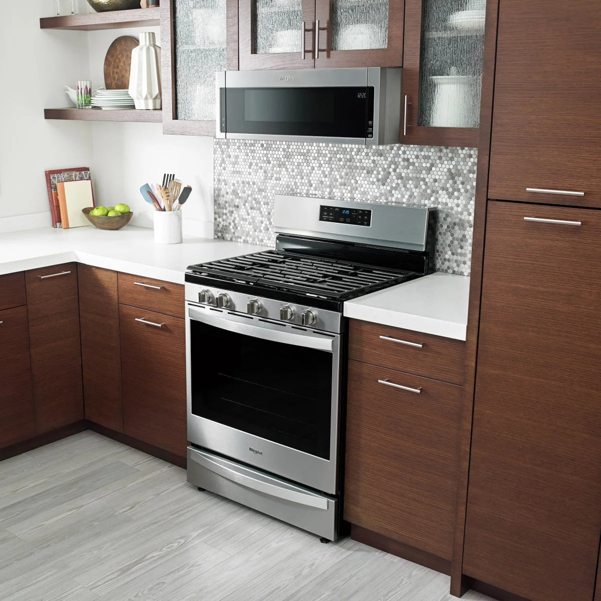 WHIRLPOOL - Four à Micro-Ondes Mince à Hotte Intégrée *Boite Ouverte*-LOW-PROFILE-MICROWAVE-HOOD-COMBINATION-COSTCO-6660167-YWML55011HS-8