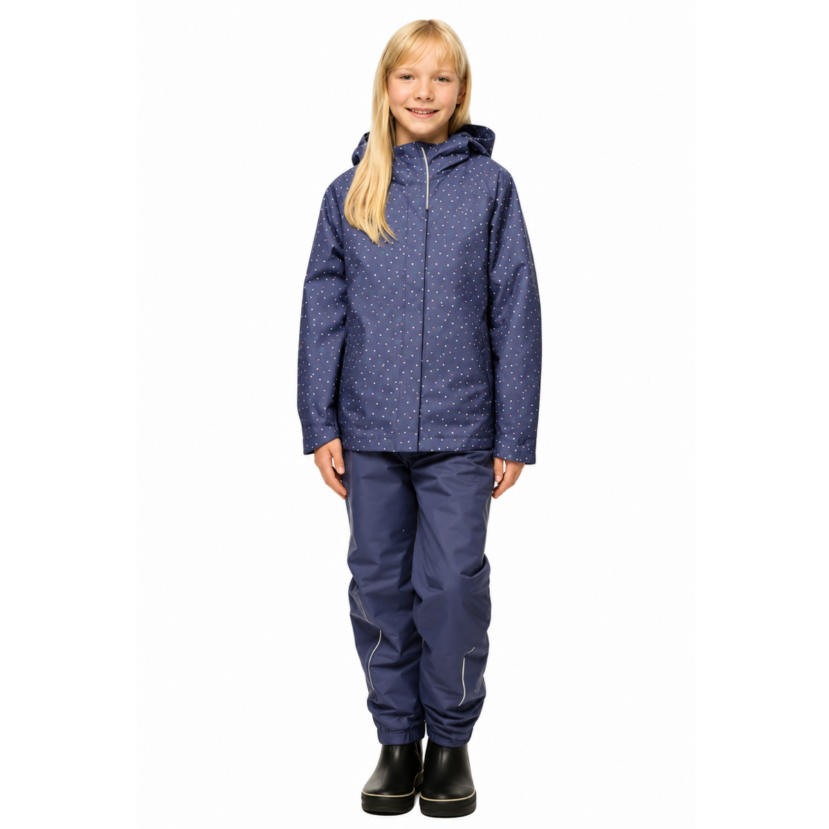 PARADOX - Ensemble de Pluie 2 Pièces pour Enfant girs à poits | Paradox rainsuit for kid grey with dot