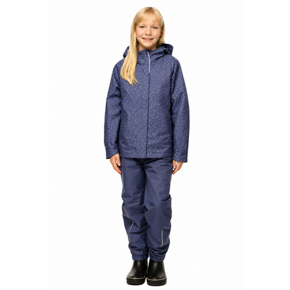 PARADOX - Ensemble de Pluie 2 Pièces pour Enfant girs à poits | Paradox rainsuit for kid grey with dot